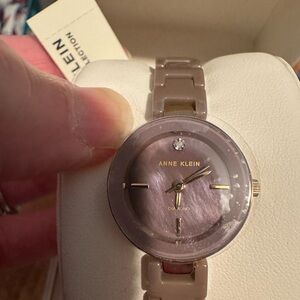 Anne Klein Diamond Accent Watch - brownish color